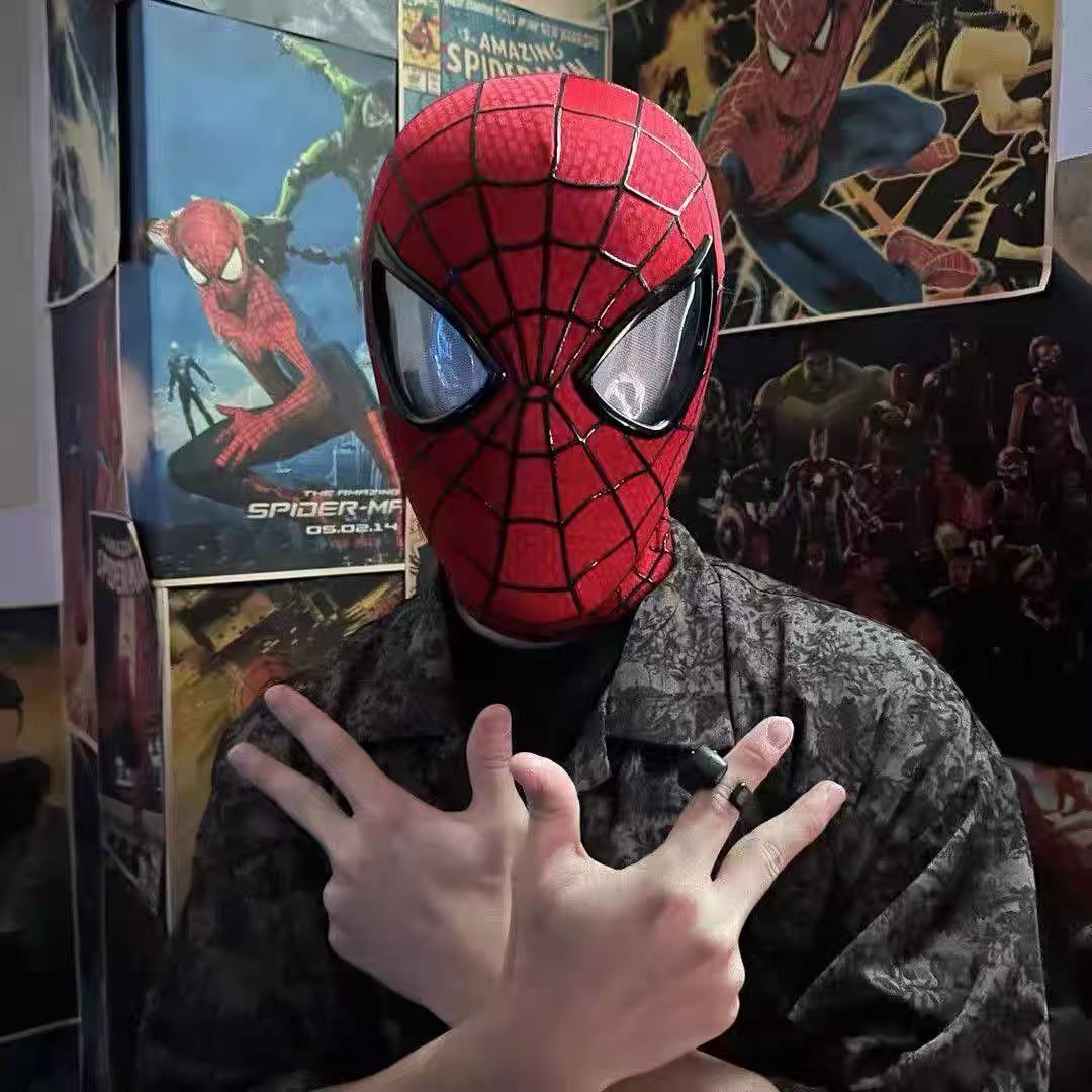 3D Printing Web - Marvel Spiderman Mask With Hard Face