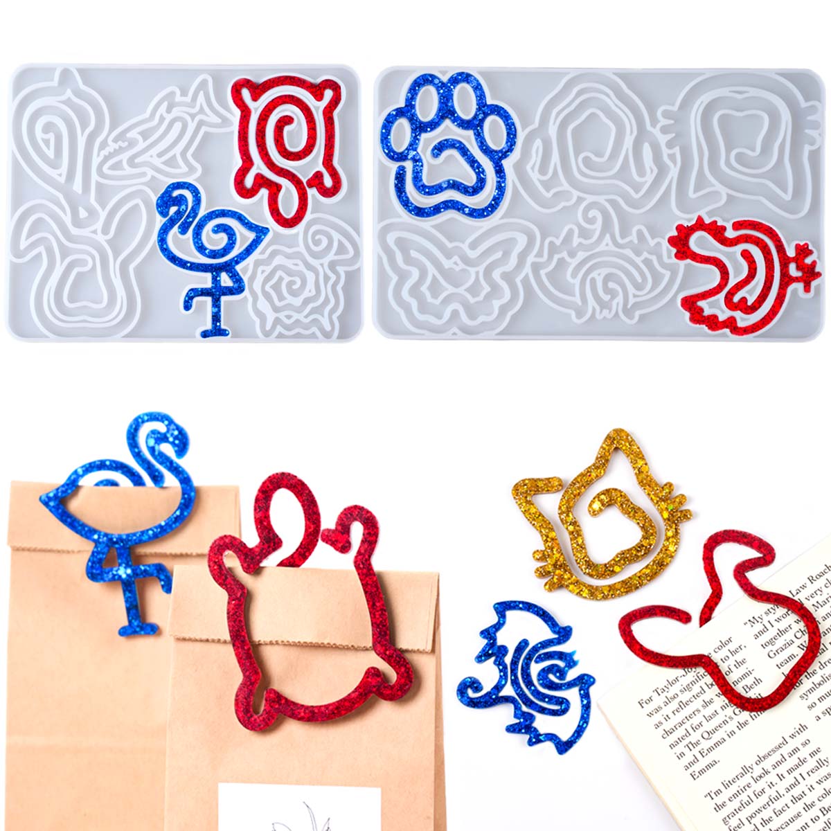 3D Printing With Silicone - 3D Animal Bookmark Silicone Mold DIY