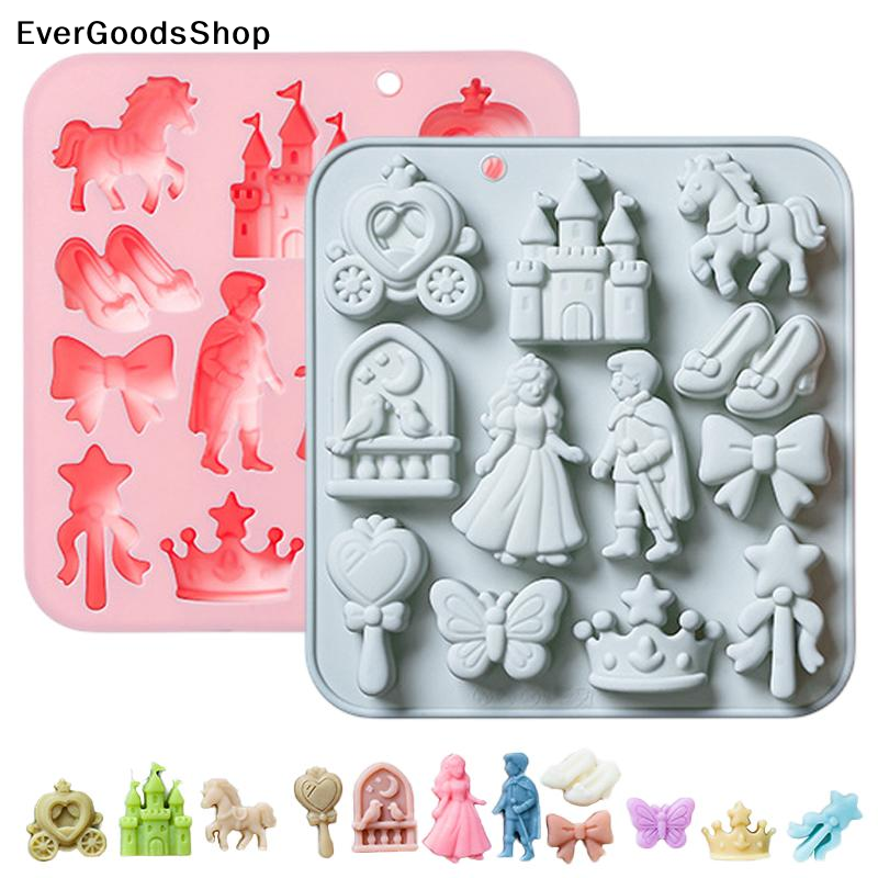 3D Printing With Silicone - New 12 Cavity Prince, Princess Silicone