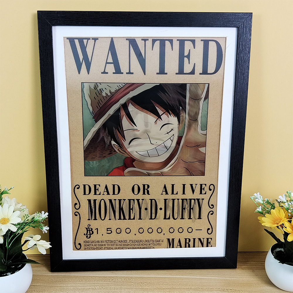 3D Printing Wall - Anime Art One Piece Luffy Zoro