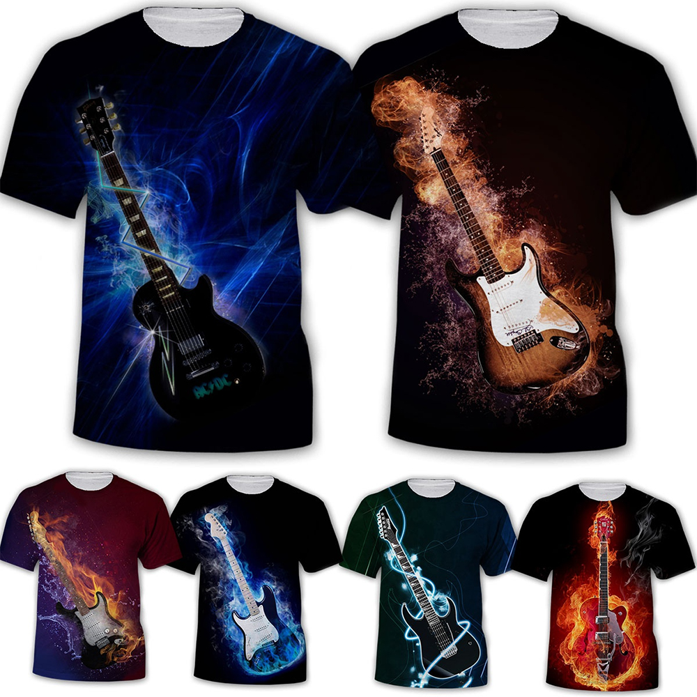 3D Printing Guitar - Summer fashion trend rock men's and