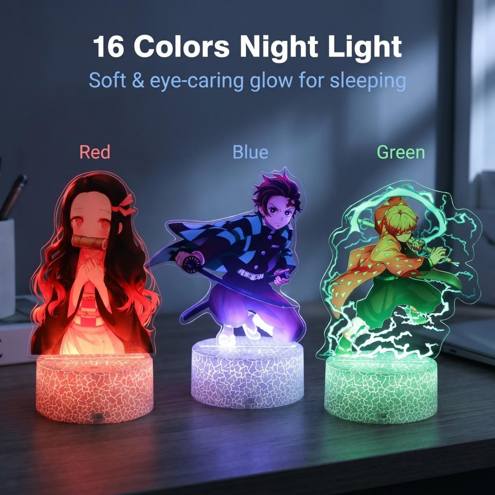 3D Printing Lamp - Anime Figure Tanjiro Merch 3D Lamp