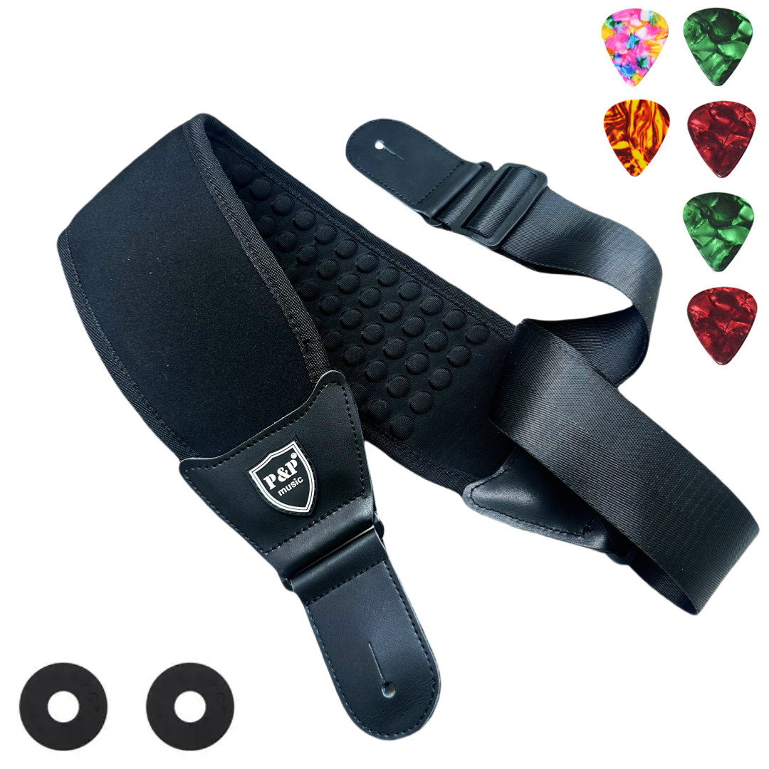 P&P 3D Sponge Guitar Strap Bel - مراجعة 3D Printing Guitar وسعره