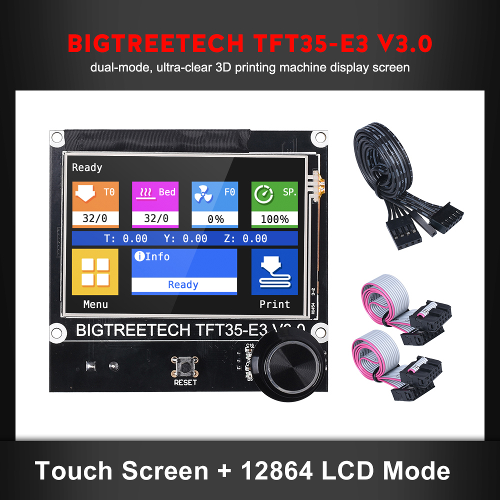 BIGTREETECH TFT35 E3 V3.0 3D P - مراجعة Pei Sheet وسعره