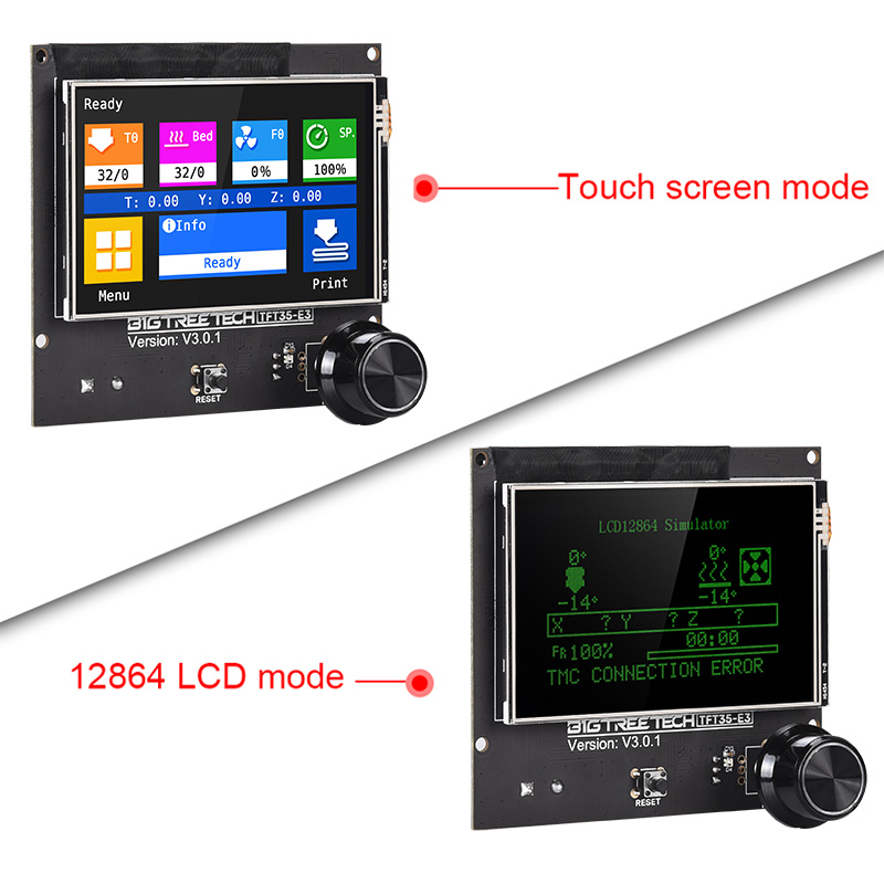 BIGTREETECH TFT35 E3 V3.0 3D P - مراجعة Pei Sheet وسعره