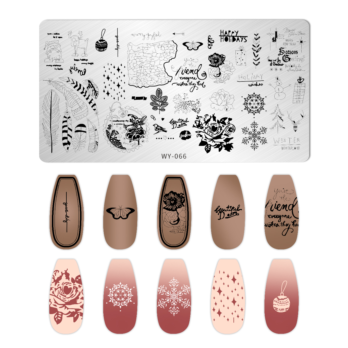Leaves Flower Nail Art Stampin - مراجعة 3D Printing Templates Free وسعره