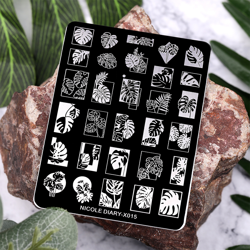 NICOLE DIARY Leaves Flower Nai - مراجعة 3D Printing Templates Free وسعره