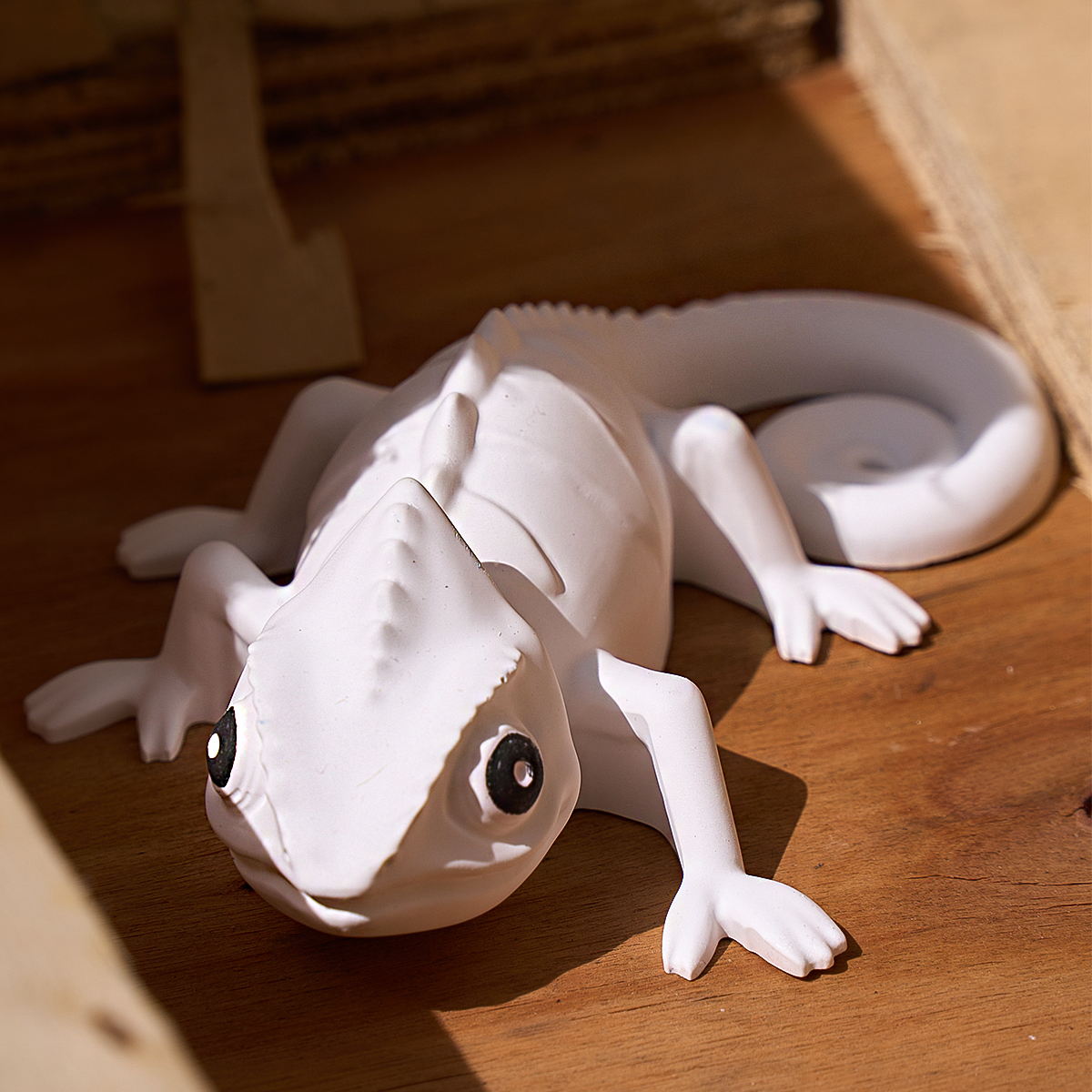 17cm 3D Chameleon Lizard Silic - مراجعة 3D Printing With Silicone وسعره