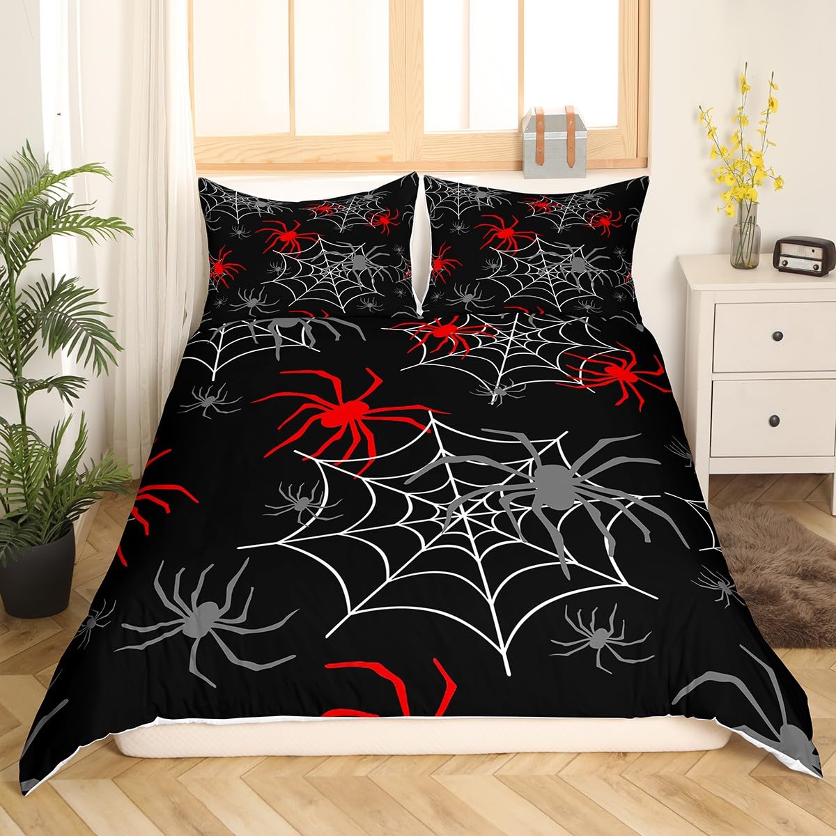Halloween Spider Web Twin Quee - مراجعة 3D Printing Web وسعره