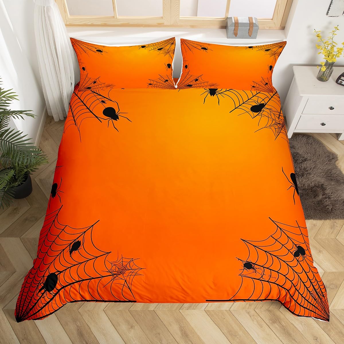 Halloween Spider Web Twin Quee - مراجعة 3D Printing Web وسعره