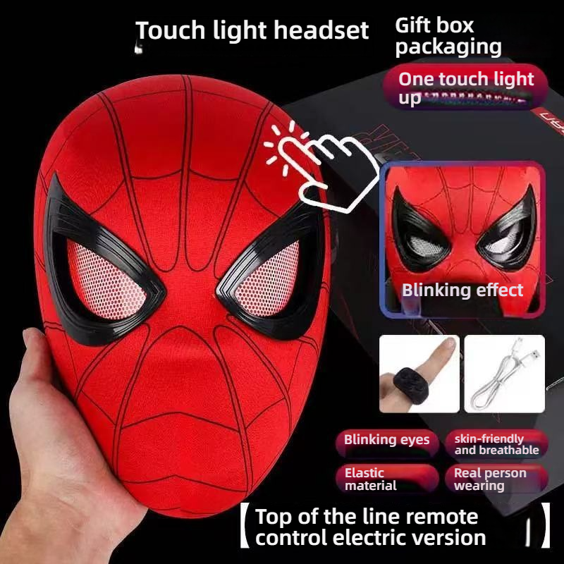 Marvel Spiderman Mask With Har - مراجعة 3D Printing Web وسعره