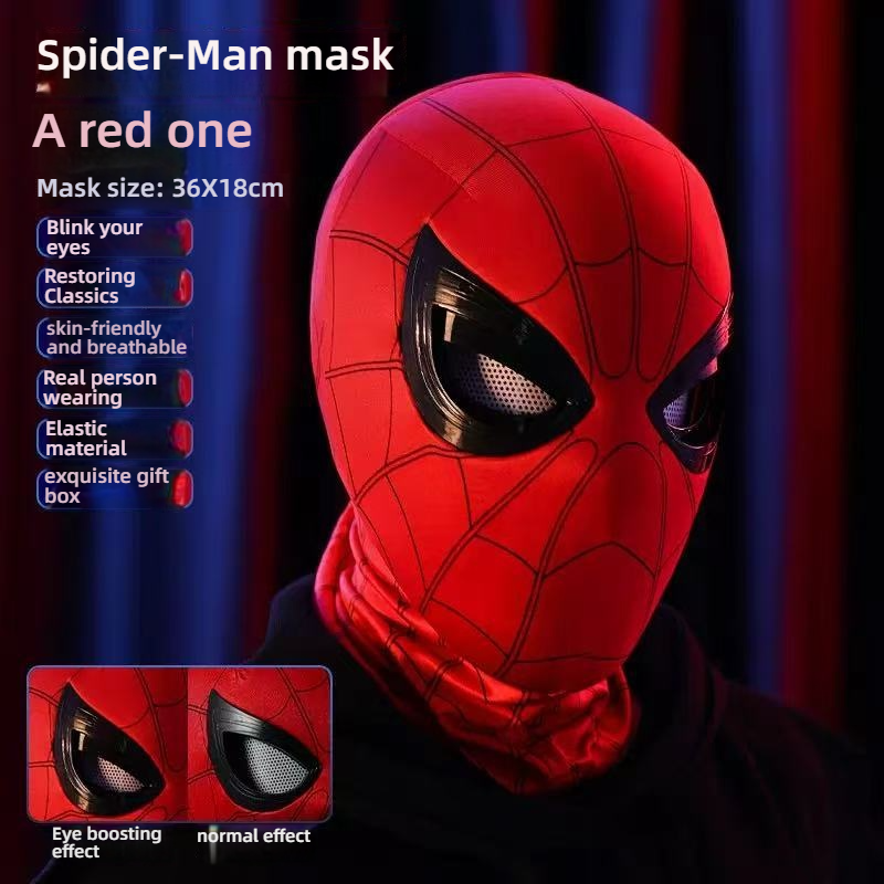 Marvel Spiderman Mask With Har - مراجعة 3D Printing Web وسعره