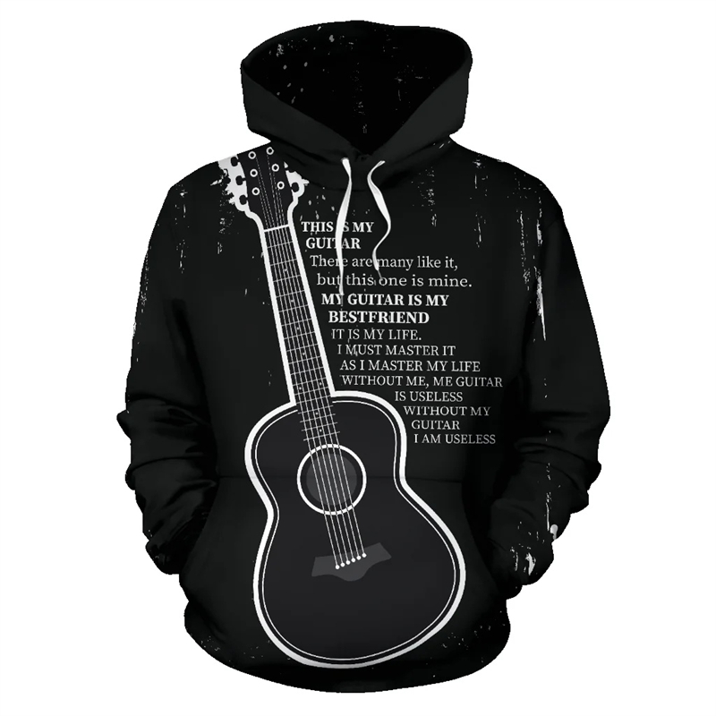 Fashion Guitar Music Note Prin - مراجعة 3D Printing Guitar وسعره