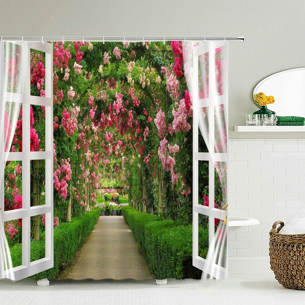 Scenery Outside the Window Sho - مراجعة 3D Printing On Fabric وسعره