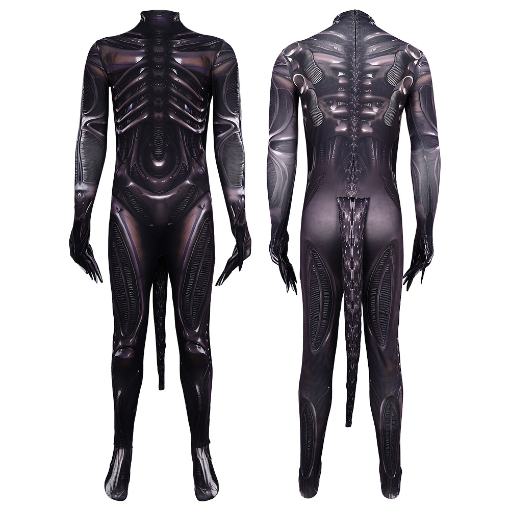Alien Xenomorph Cosplay Costum - مراجعة 3D Printing Xenomorph وسعره