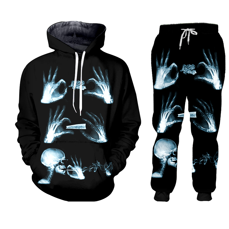 Hoodie pant Hip Hop Women/men  - مراجعة 3D Printing X Ray وسعره