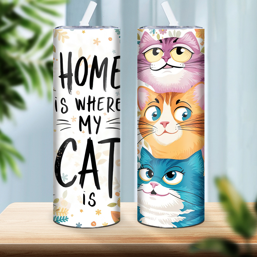 20oz 3D Print Cute Cat Tumbler - مراجعة 3D Printing Steel وسعره