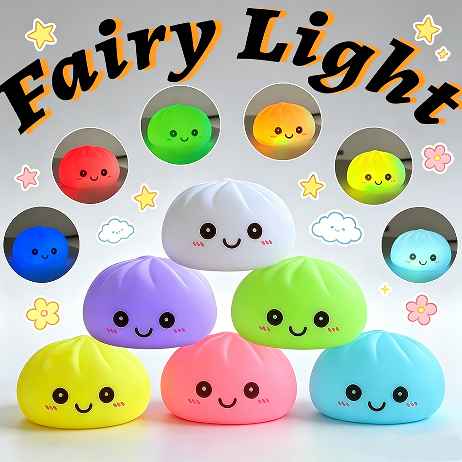 Cute Hot Simulation Baozi Fair - مراجعة 3D Printing Lamp وسعره
