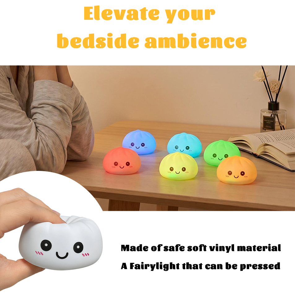 Cute Hot Simulation Baozi Fair - مراجعة 3D Printing Lamp وسعره