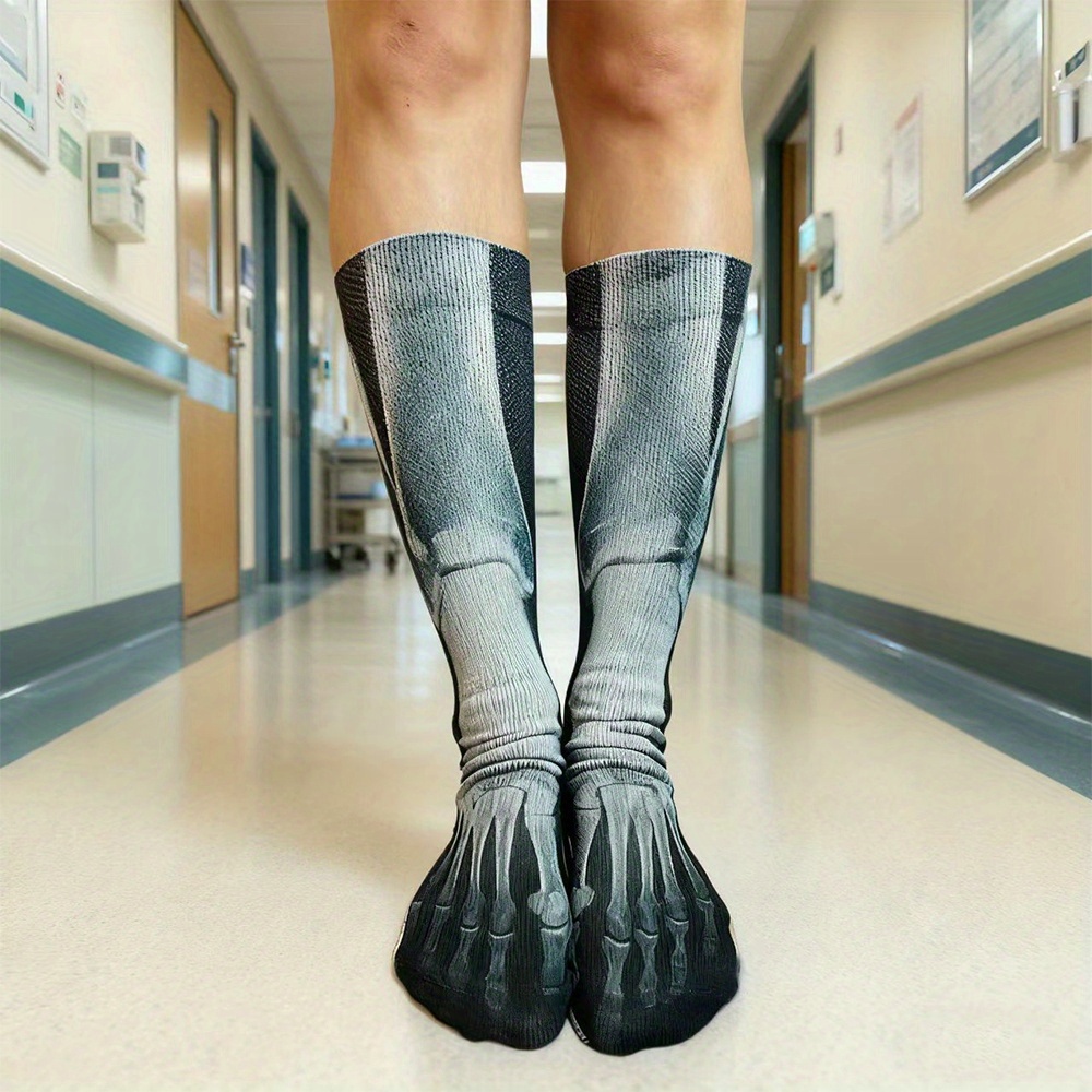 3D Skeleton X-Ray Crew Socks M - مراجعة 3D Printing X Ray وسعره