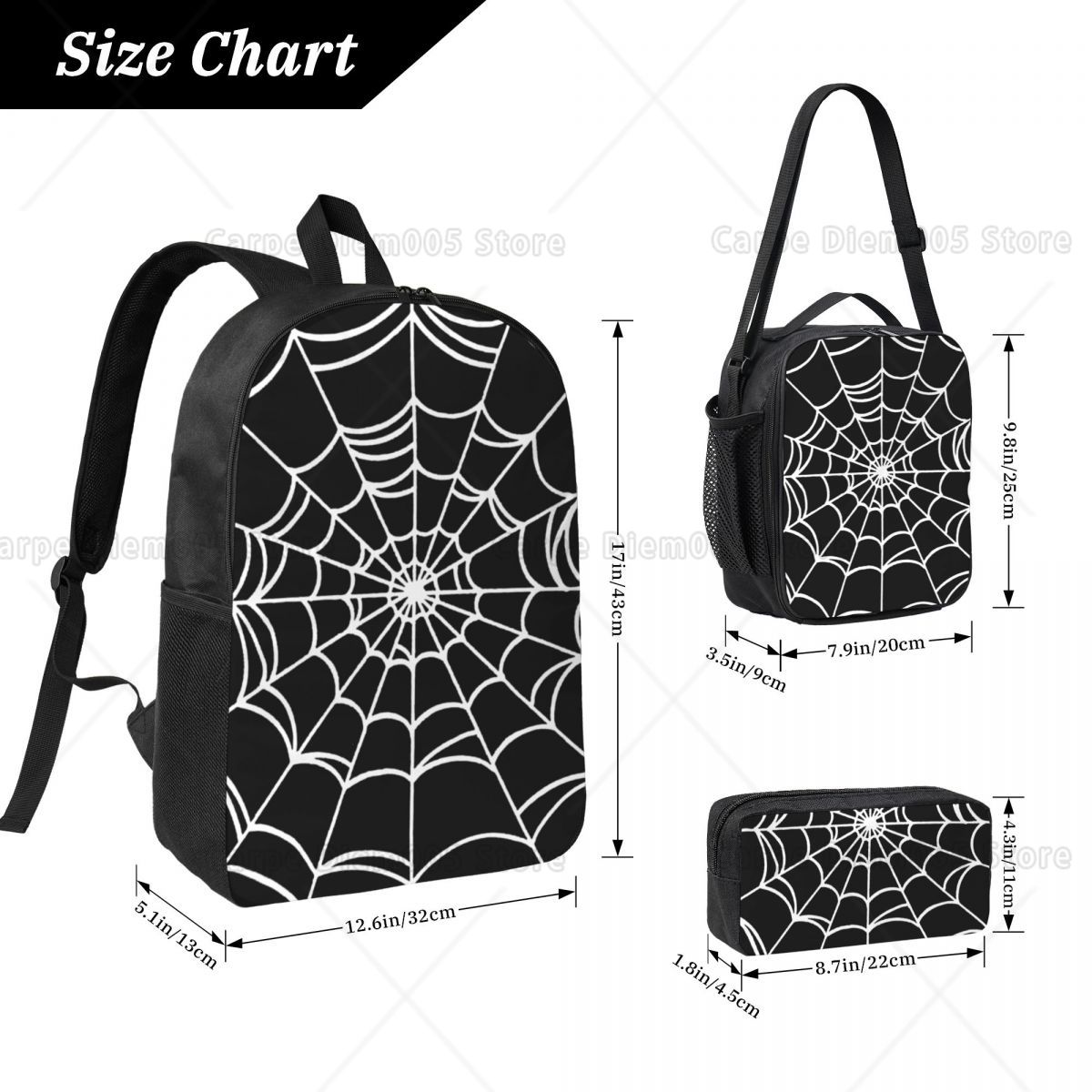 Black Web Spider Prints Backpa - مراجعة 3D Printing Web وسعره
