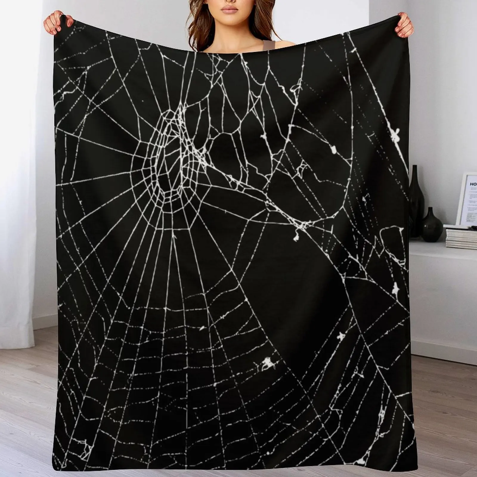 Spider Web Throw Blanket Fluff - مراجعة 3D Printing Web وسعره