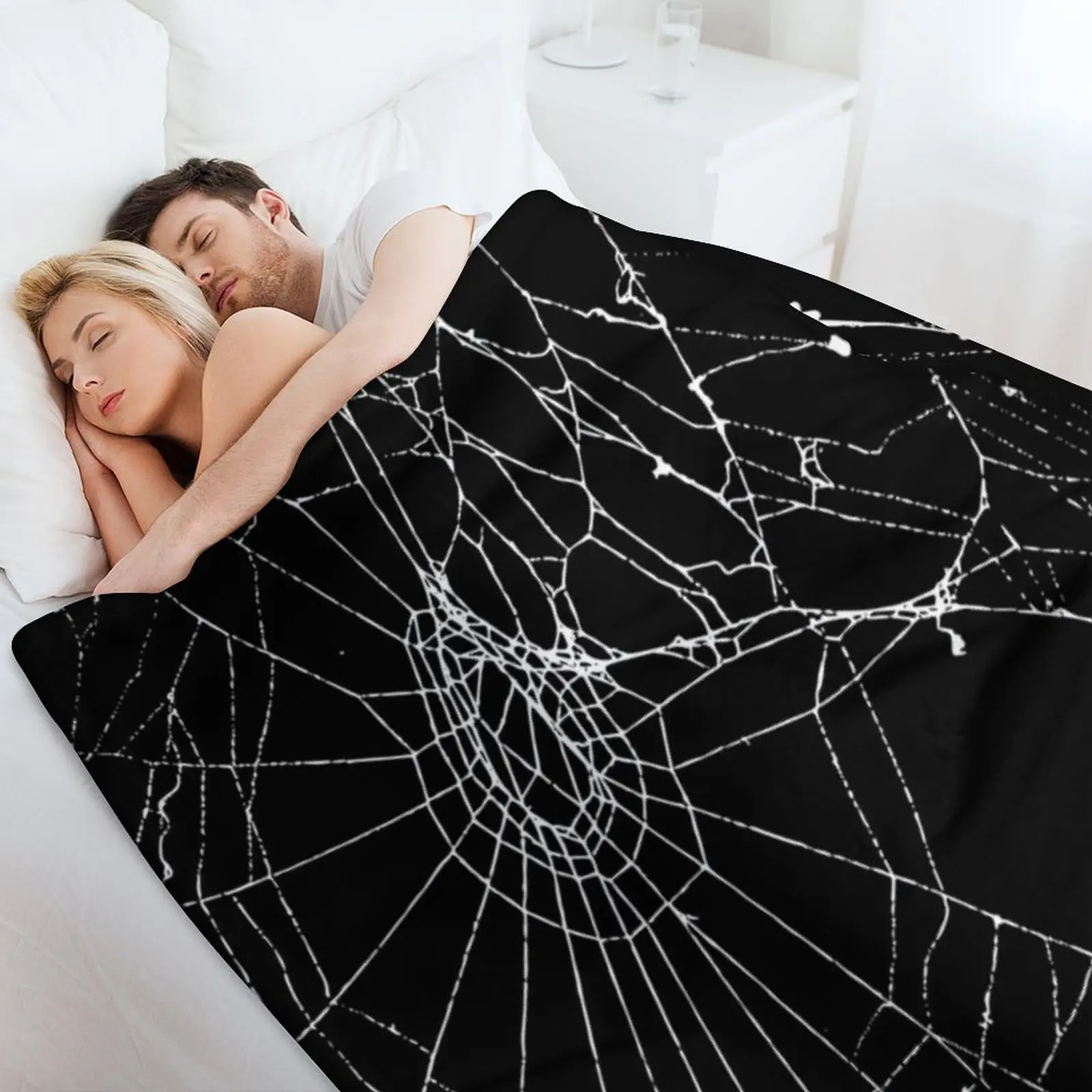 Spider Web Throw Blanket Fluff - مراجعة 3D Printing Web وسعره