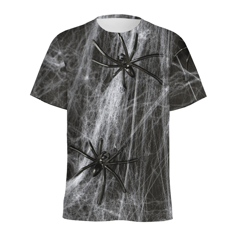 Halloween Spider Web Graphic T - مراجعة 3D Printing Web وسعره
