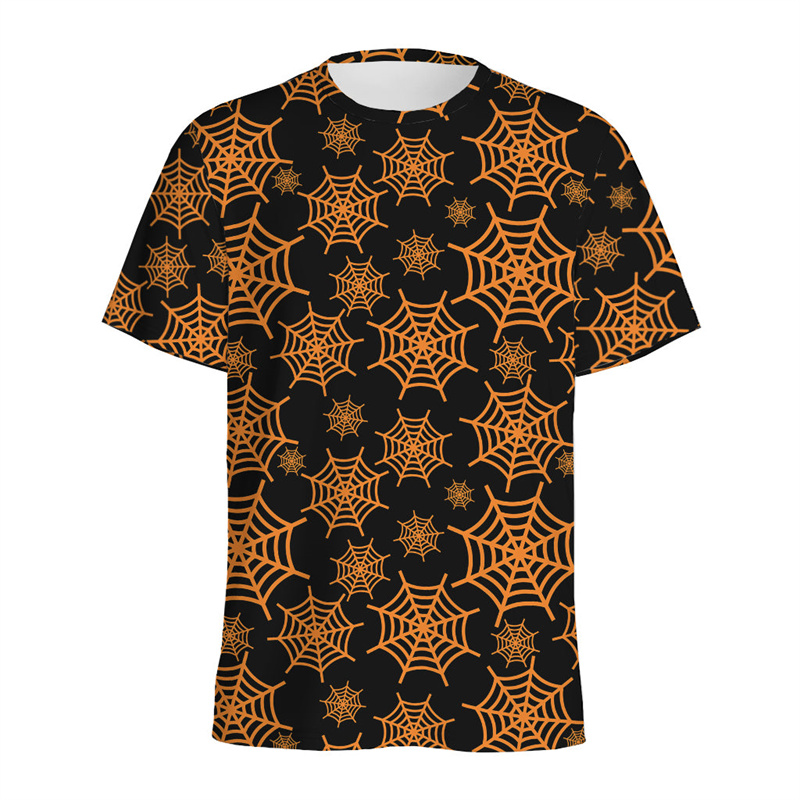Halloween Spider Web Graphic T - مراجعة 3D Printing Web وسعره