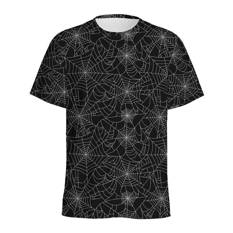 Halloween Spider Web Graphic T - مراجعة 3D Printing Web وسعره