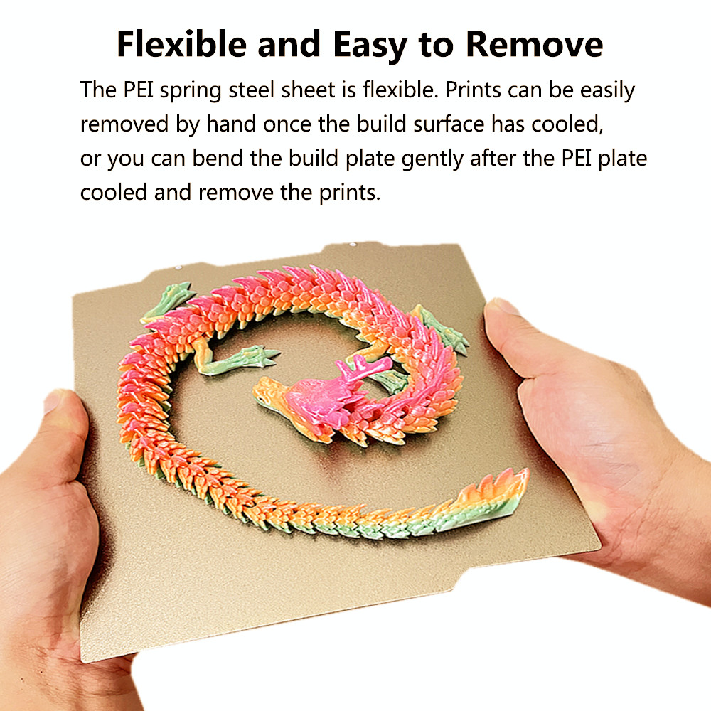PEO PET Build Plate for Bambu  - مراجعة Pei Sheet وسعره