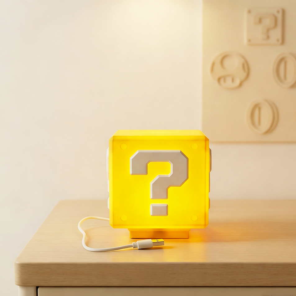 2026Question Block Lamp with S - مراجعة 3D Printing Lamp وسعره
