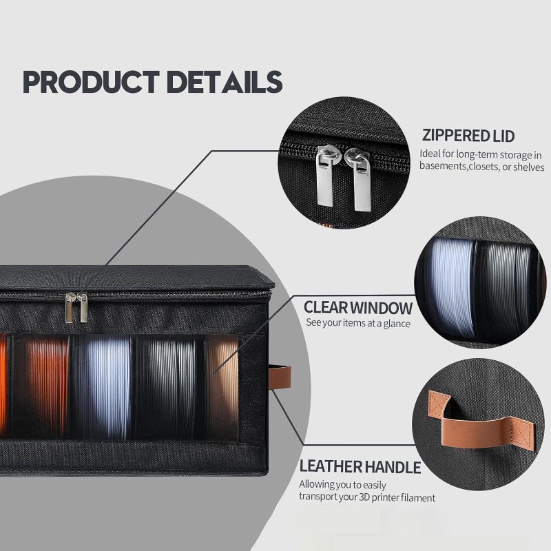 Filament Storage Box - 3D Prin - مراجعة 3D Printing Wall وسعره