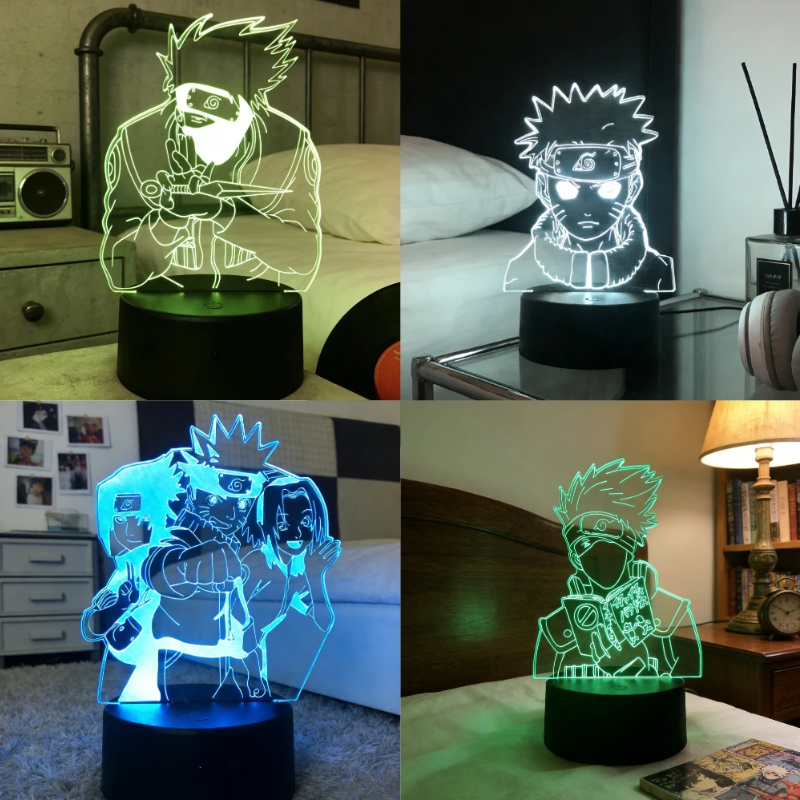 Anime Uzumaki Nar Ut O LED Nig - مراجعة 3D Printing Lamp وسعره