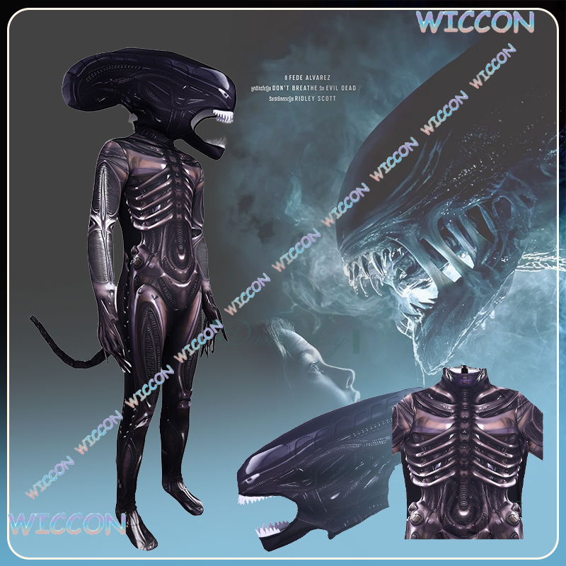 Uniform/Hallowen Adult Alien X - مراجعة 3D Printing Xenomorph وسعره