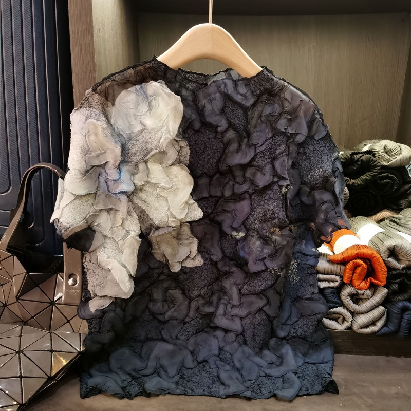 Miyake Pleated T-shirt 2025 Su - مراجعة 3D Printing On Fabric وسعره