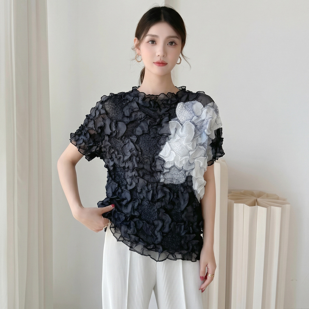 Miyake Pleated T-shirt 2025 Su - مراجعة 3D Printing On Fabric وسعره