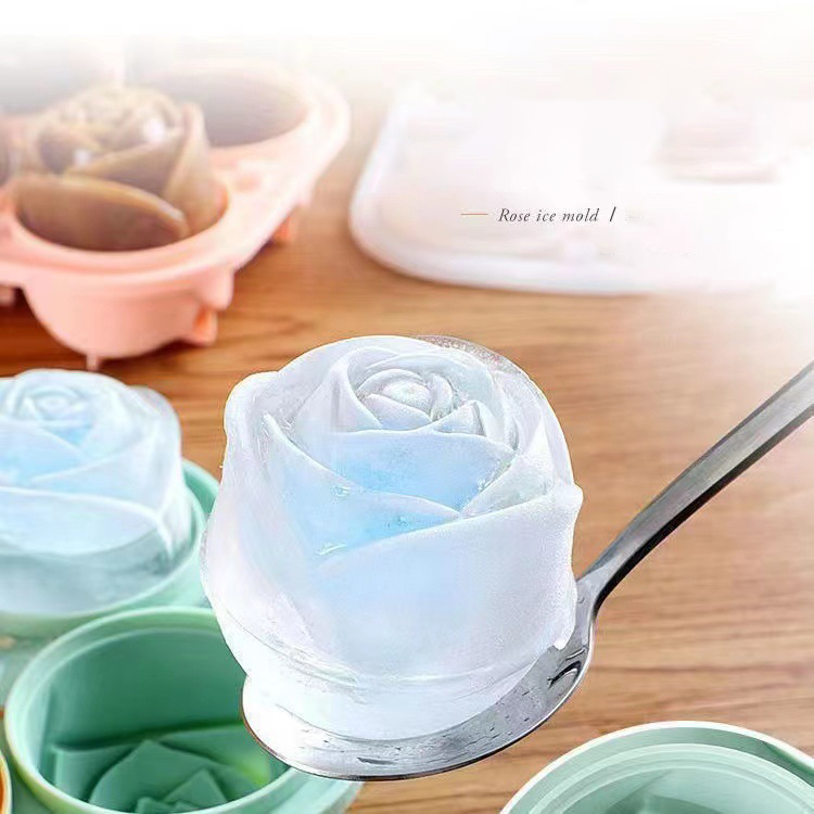 3D Rose Ice Molds 4 Holes Ice  - مراجعة 3D Printing With Silicone وسعره