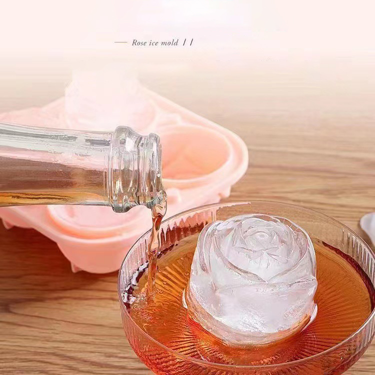3D Rose Ice Molds 4 Holes Ice  - مراجعة 3D Printing With Silicone وسعره