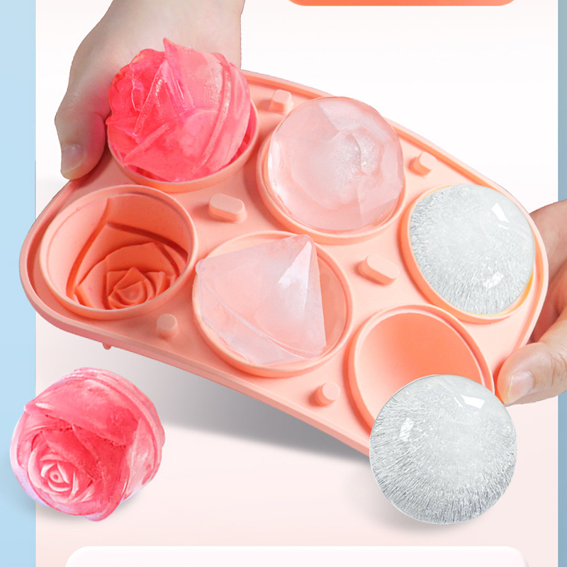 3D Rose Diamond Round Ice Cube - مراجعة 3D Printing With Silicone وسعره