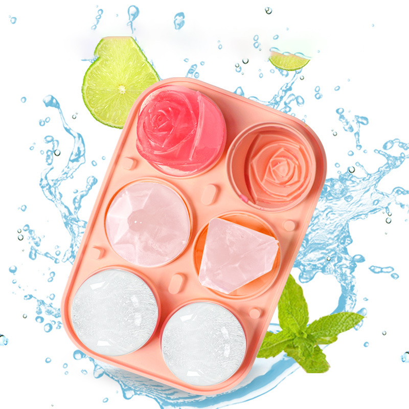 3D Rose Diamond Round Ice Cube - مراجعة 3D Printing With Silicone وسعره