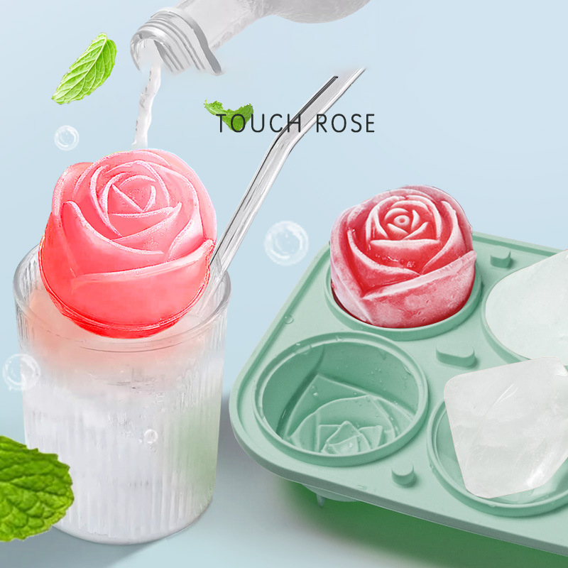 3D Rose Diamond Round Ice Cube - مراجعة 3D Printing With Silicone وسعره