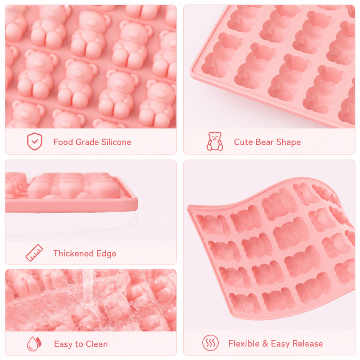 40-Piece Bear-Shaped Silicone  - مراجعة 3D Printing With Silicone وسعره