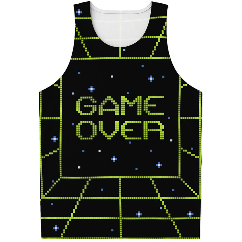Retro Video Game Graphic Tank  - مراجعة 3D Printing Videos وسعره
