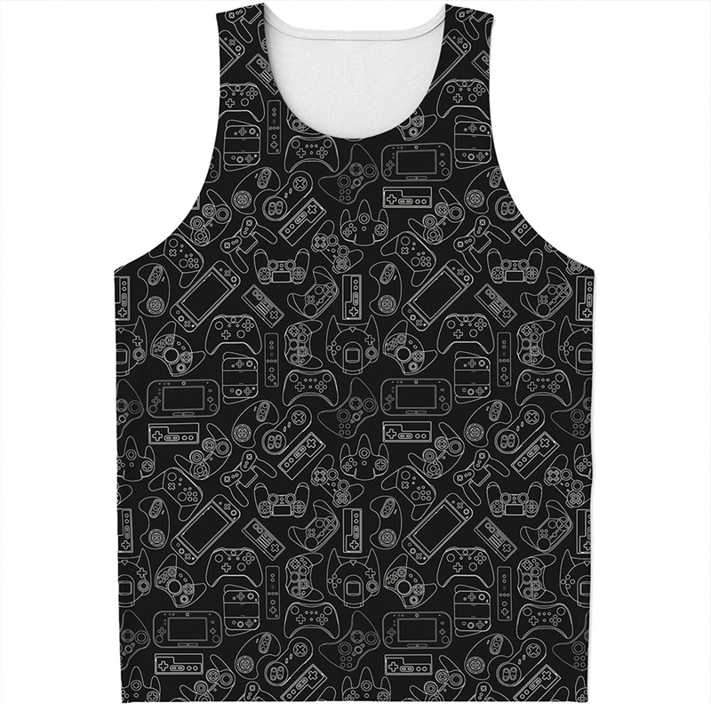 Retro Video Game Graphic Tank  - مراجعة 3D Printing Videos وسعره