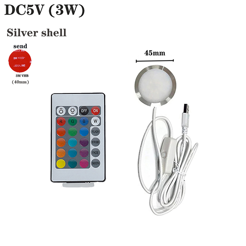 5V USB RGB Dimmable Under Cabi - مراجعة 3D Printing Lamp وسعره