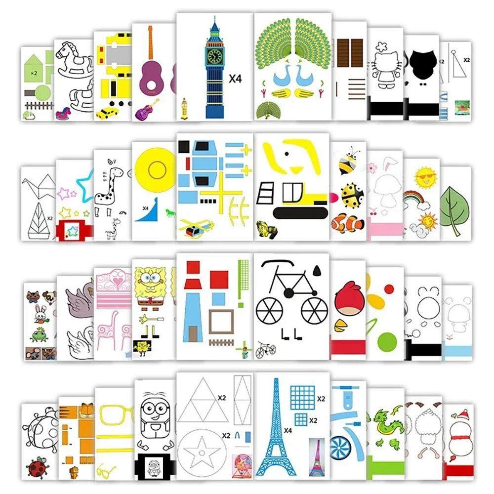 3D Pen Drawing Book with Graph - مراجعة 3D Printing Templates Free وسعره