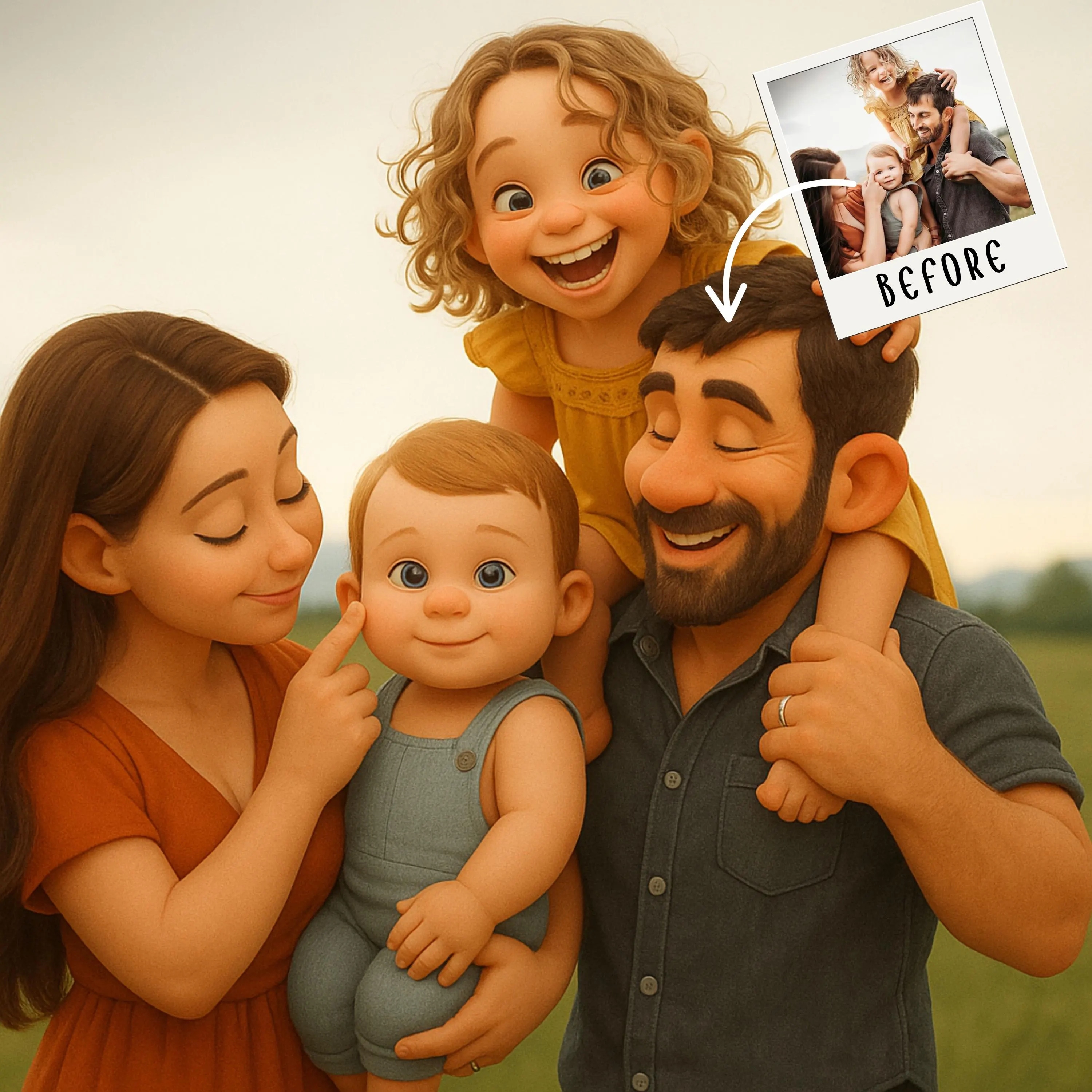 Custom 3D Cartoon Style Portra - مراجعة 3D Printing Wall وسعره