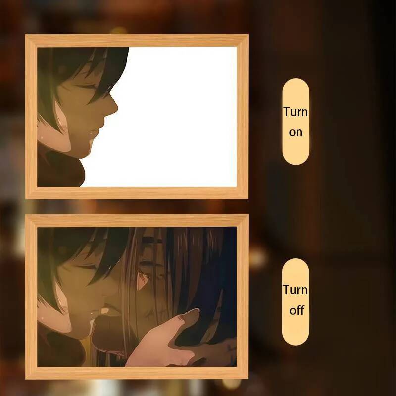 Anime Attack On Titan Led Ligh - مراجعة 3D Printing Lamp وسعره