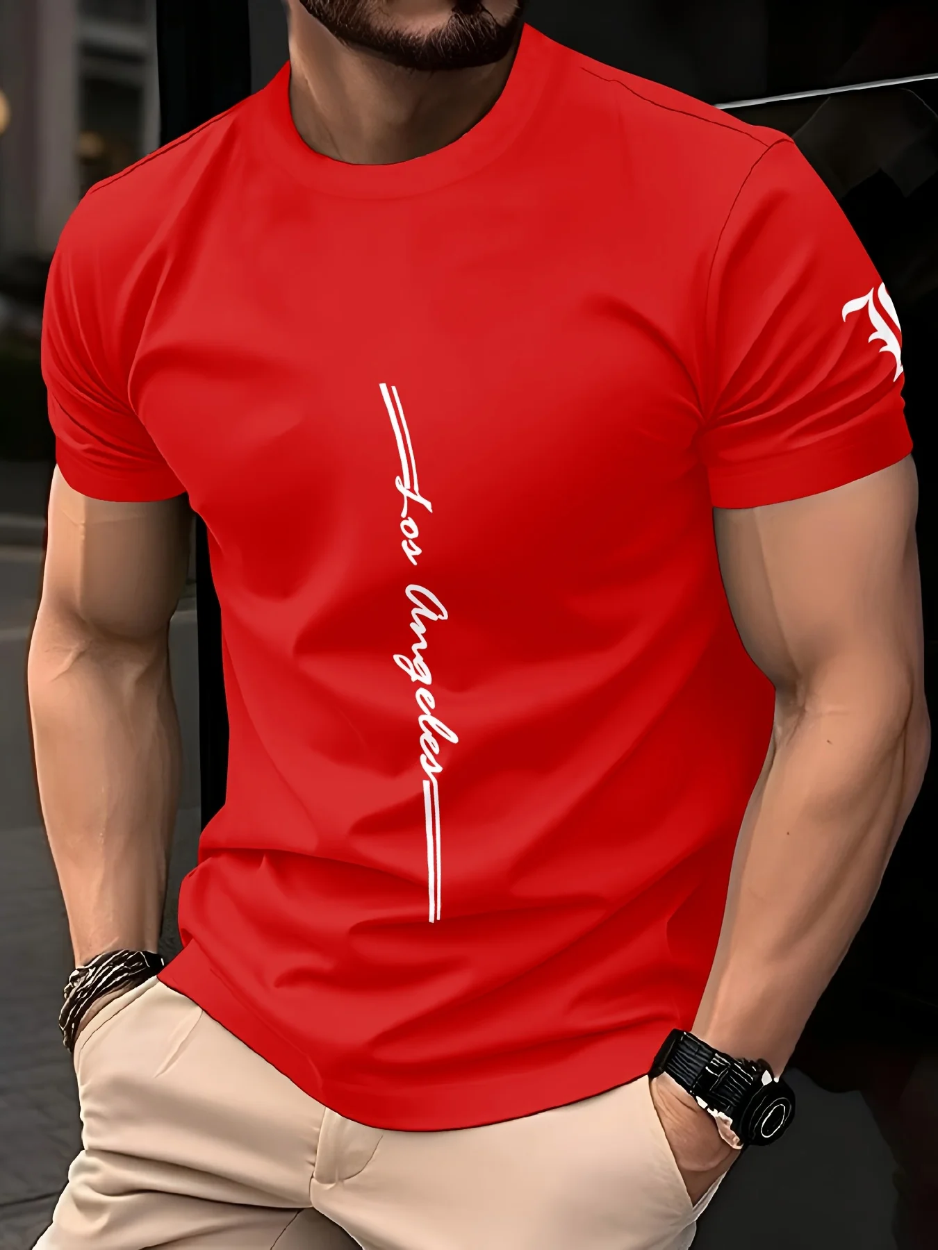 Men's Quick Drying Breathable  - مراجعة 3D Printing On Fabric وسعره